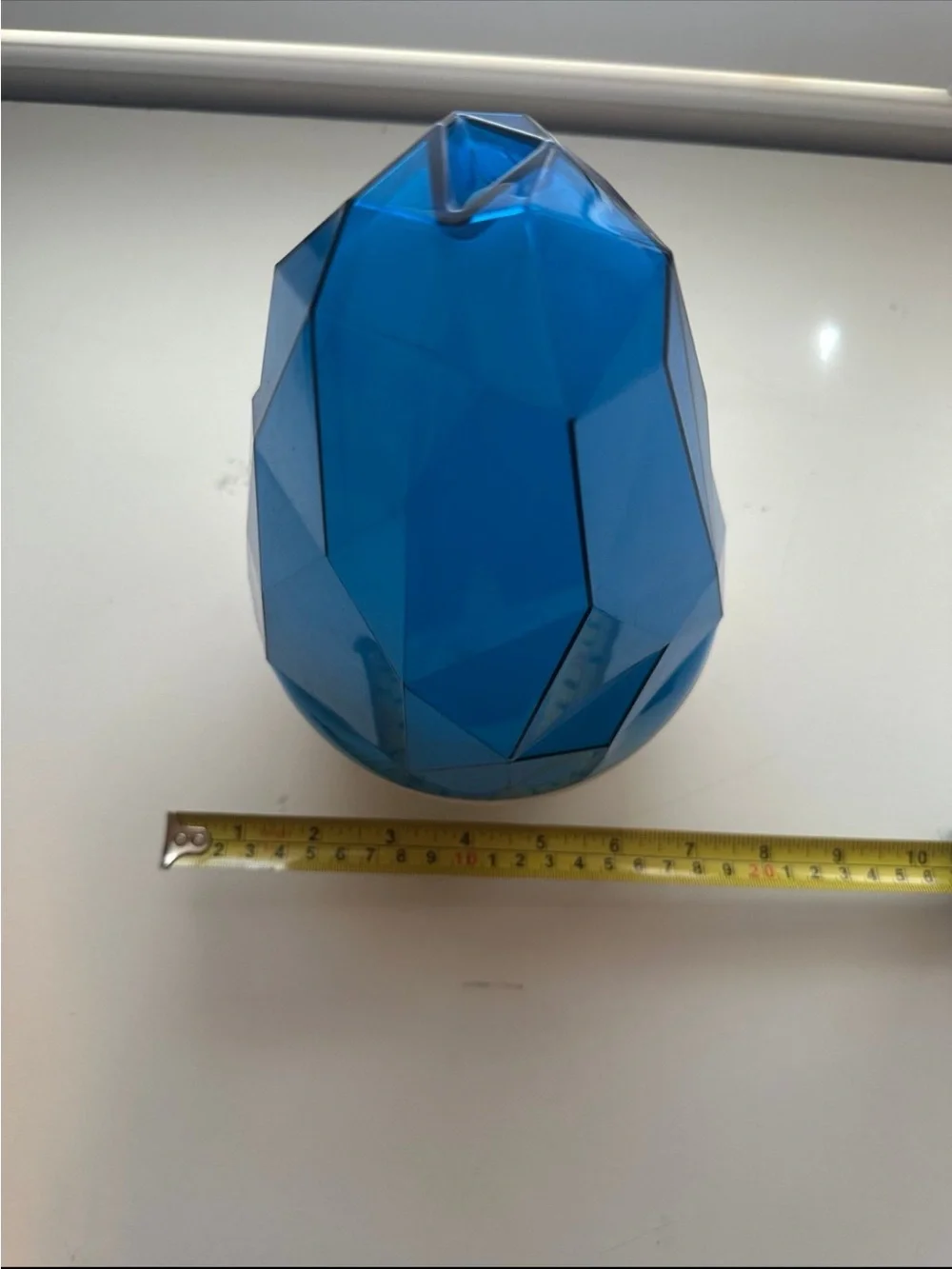 Rockano Essential Oil Diffuser Humidifier Blue Geometric Aromatherapy Mist LED